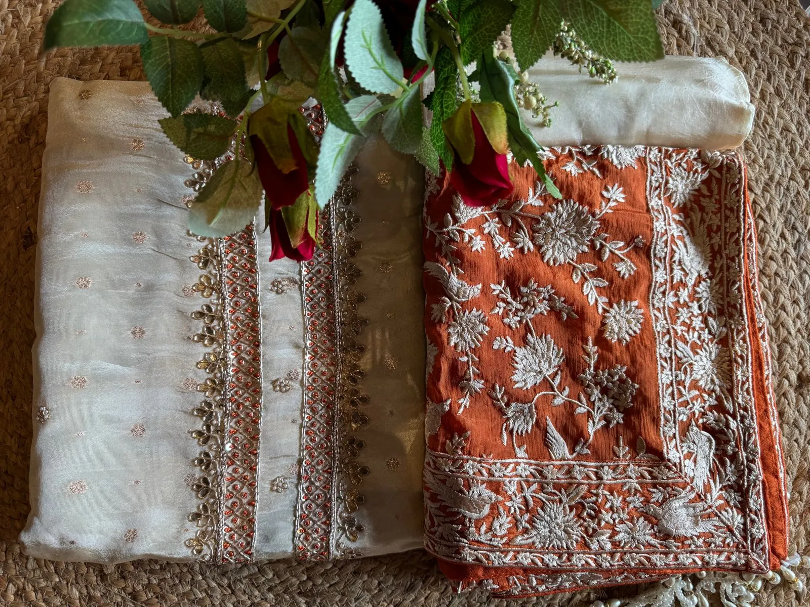 Beautiful and very elegant Tissue bootie weaved shirts