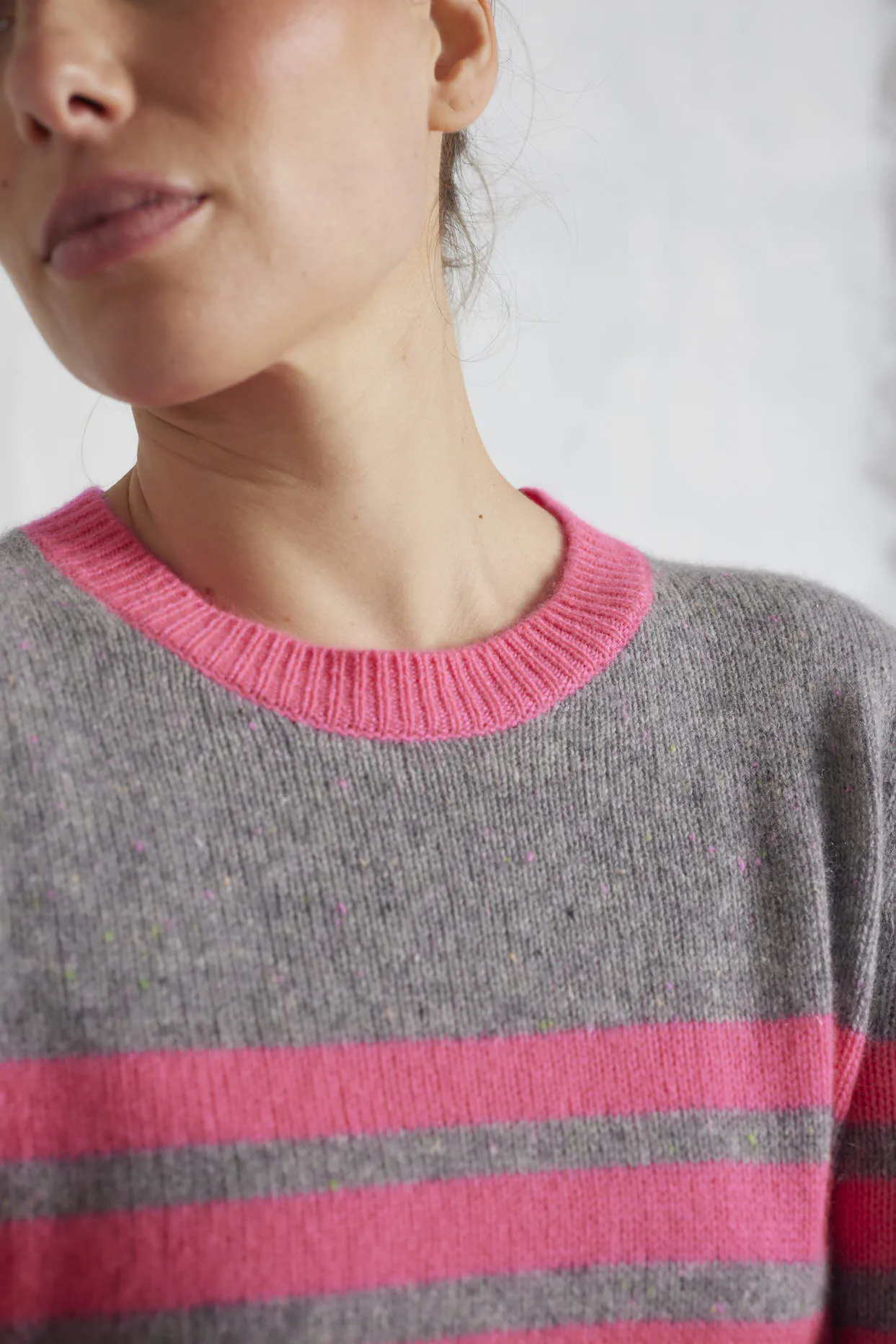 Ginny Cashmere Sweater in Confetti