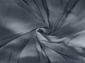 Gray Abstract Crepe Fabric