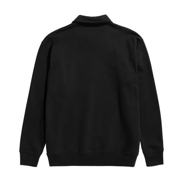 Norse Projects Ketel Norse Logo Half Zip - Black