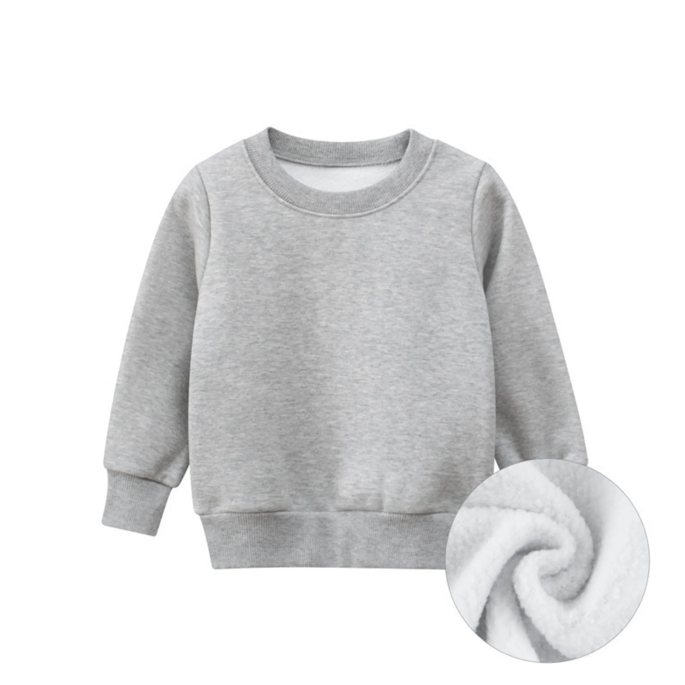 Plain Round Neck Sweat Shirt ,4 Variants: Pink, Red, Blue, Black, Gray